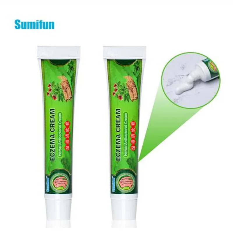 

Sumifun 1pcs Treatment Psoriasis Cream Antibacterial Antipruritic Dermatitis Eczema Herbal Ointment Anti-itch Medical Plaster