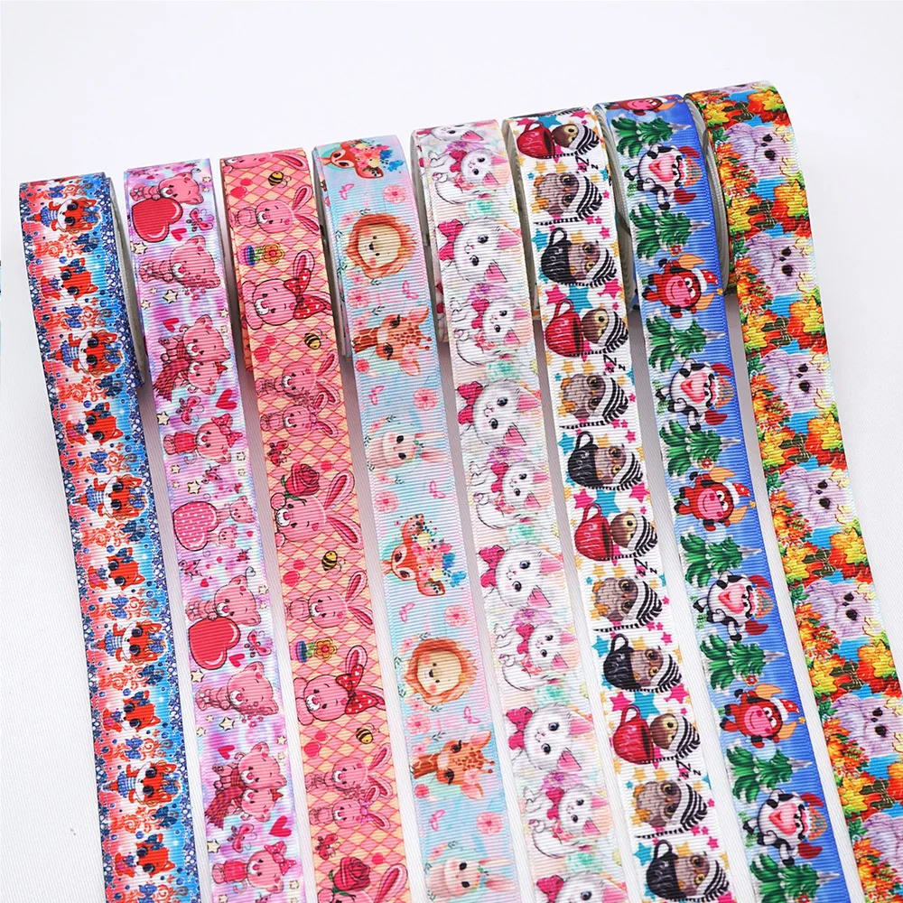 Кабошоны из эпоксидной смолы с мультяшным принтом корсажная лента 33535 - купить по