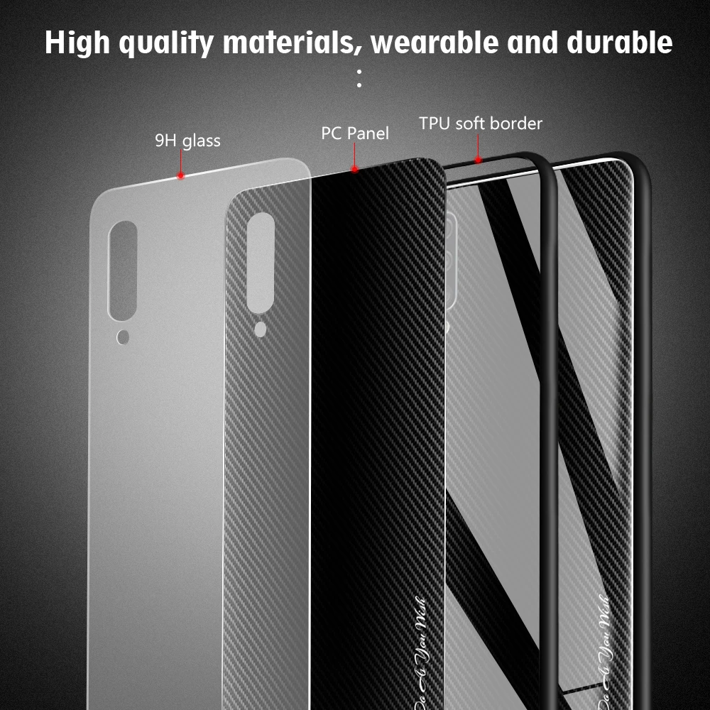 

Texture Mirror Tempered Glass Phone Case Shell For Samsung Galaxy Note 8 Note 9 Note10 Note10 Pro Protective Case Back Cover