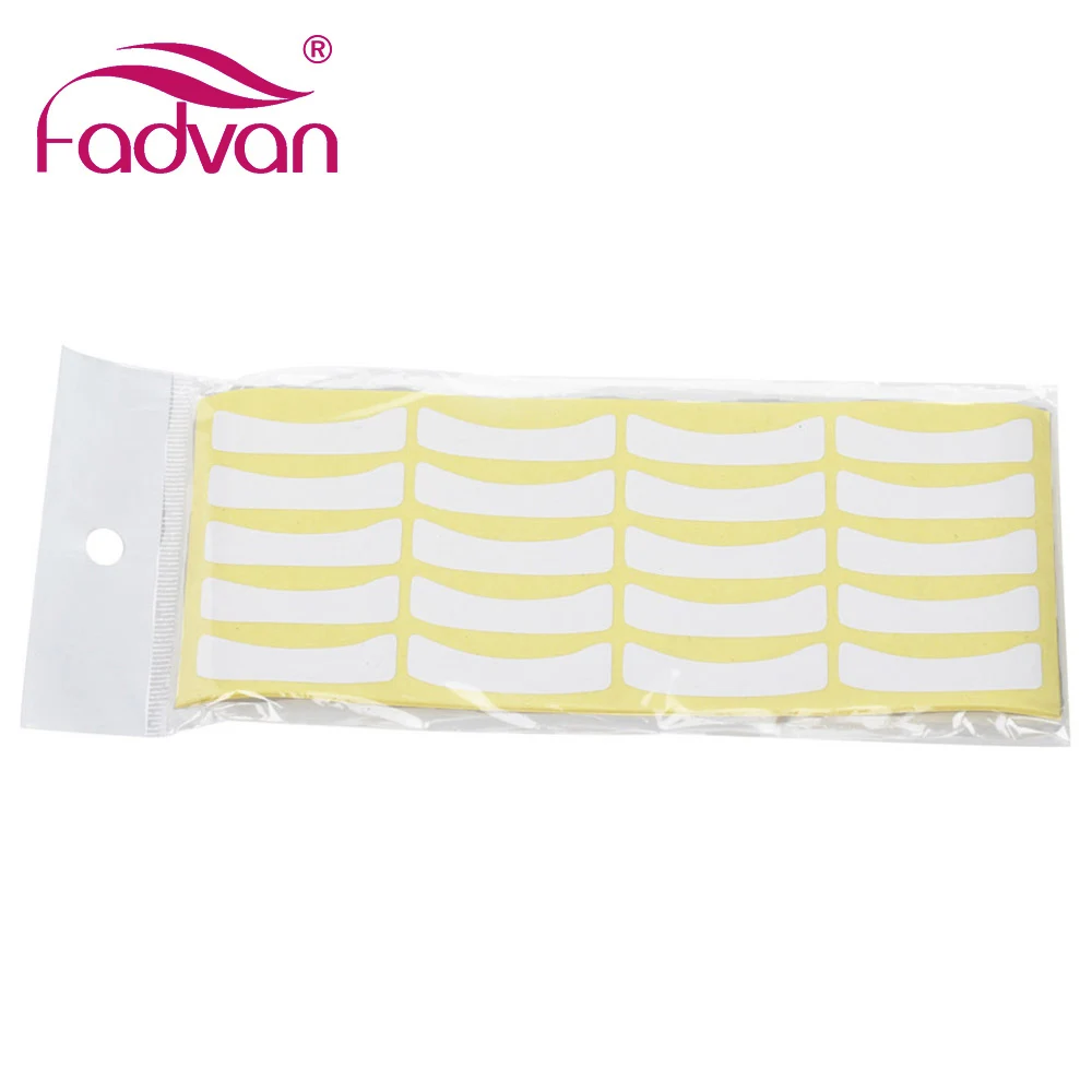 Fadvan 100 шт./пакет одноразовые патчи для наращивания ресниц бумажные глаза под
