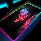 Коврик для мыши Asus Rog Deco, игровой коврик Rgb со светодиодной подсветкой, украшение для геймеров, крутой Gloway коврик для мыши, компьютерный игровой коврик с кабелем