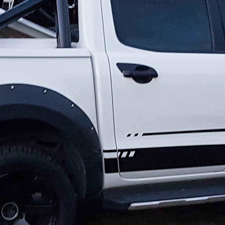 Автомобильные аксессуары 2 шт. градиентная Боковая дверь в полоску графическая