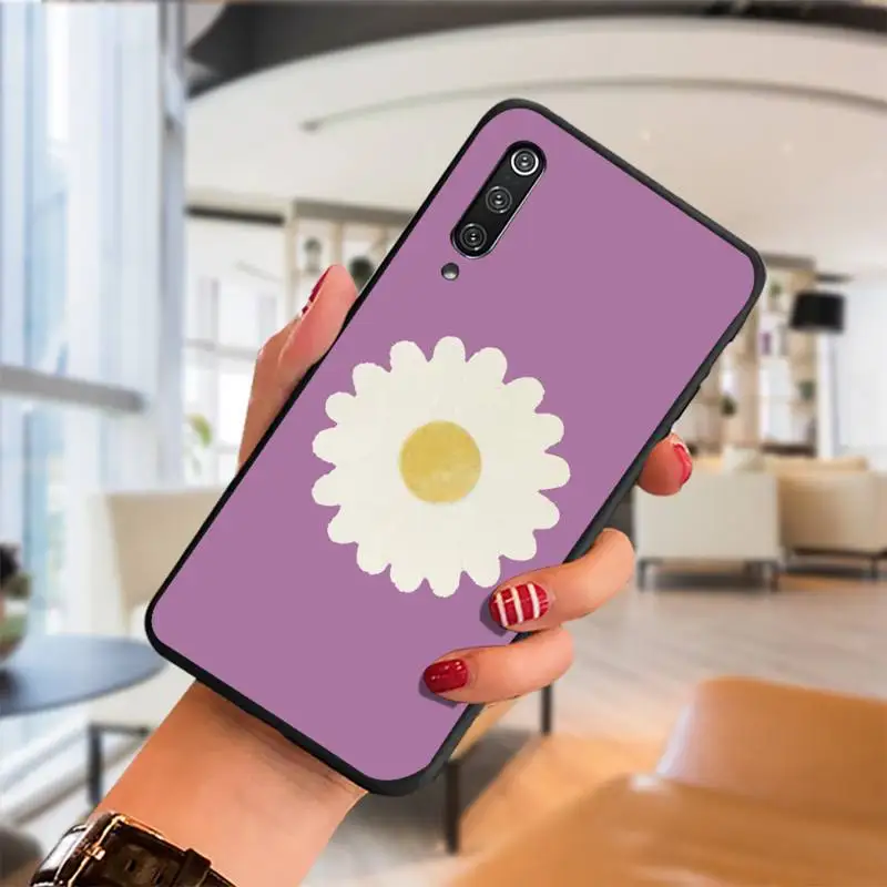 

Daisy Flower Phone Case For Huawei P9 P10 P20 P30 SMART P40 Cover Fundas Coque
