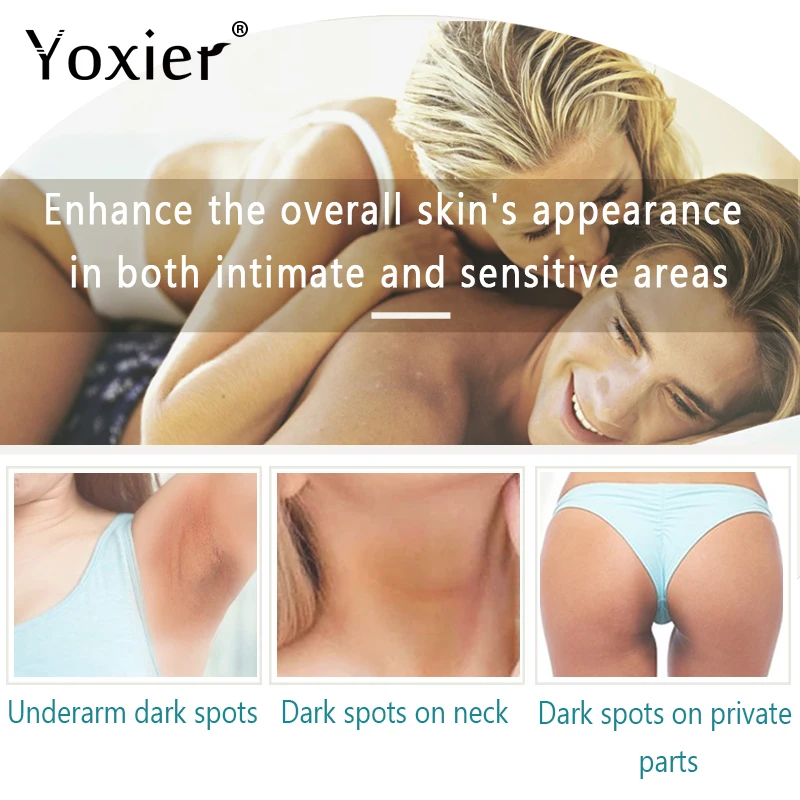 Отбеливающий крем Brighten Intimate Area улучшает подмышечные колени внутренние бедра
