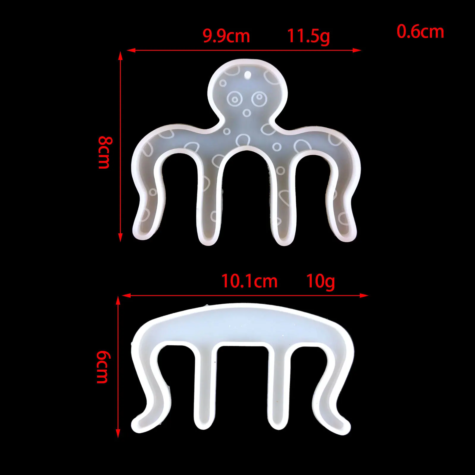 Octopus Book Clip Crystal Epoxy Resin Mold Music Score Bookmark Hand Silicone | Украшения и аксессуары