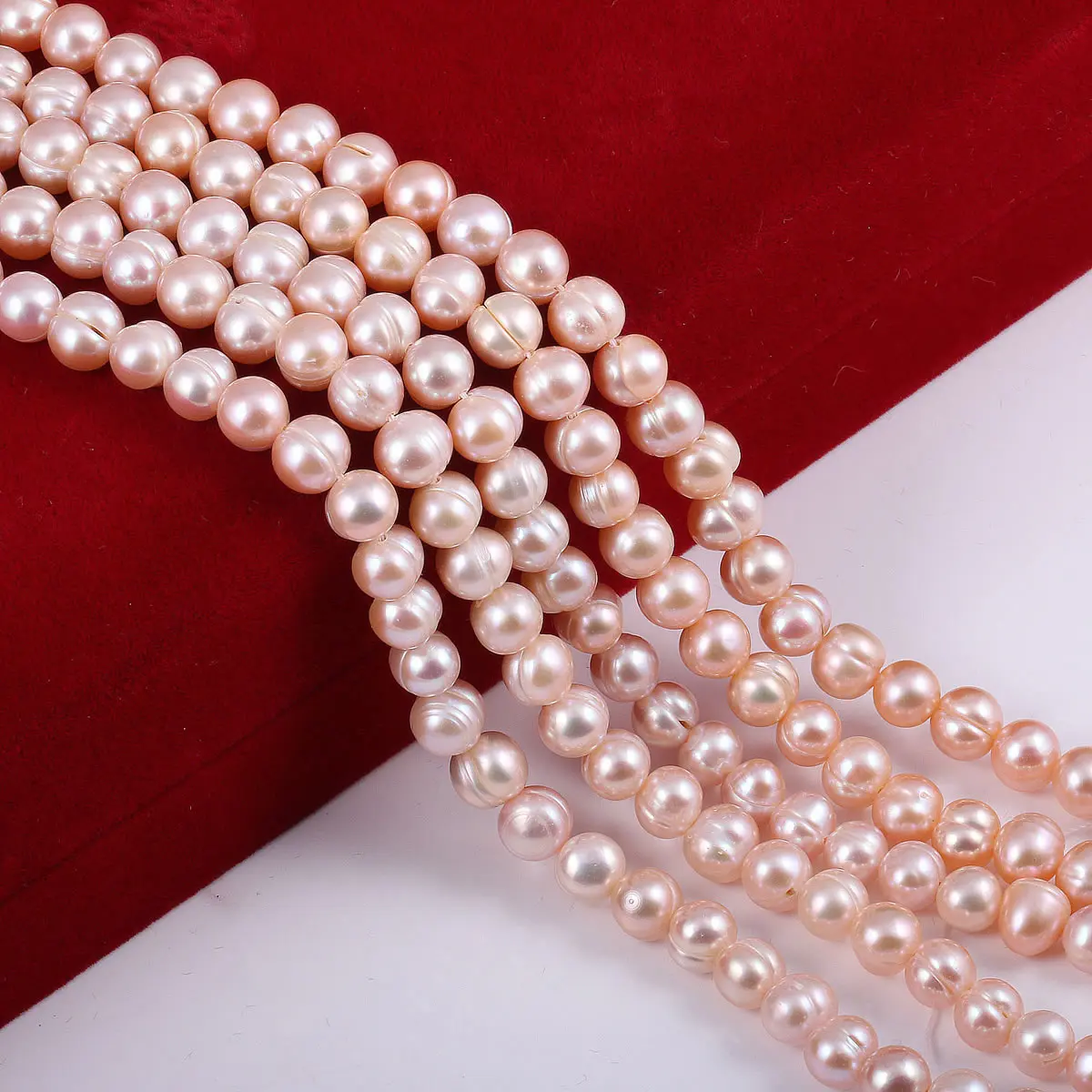

Natural Pearl Beads Near Round Beads Simple Fashion Jewelry Accessories For DIY Necklace Bracelet Decoration