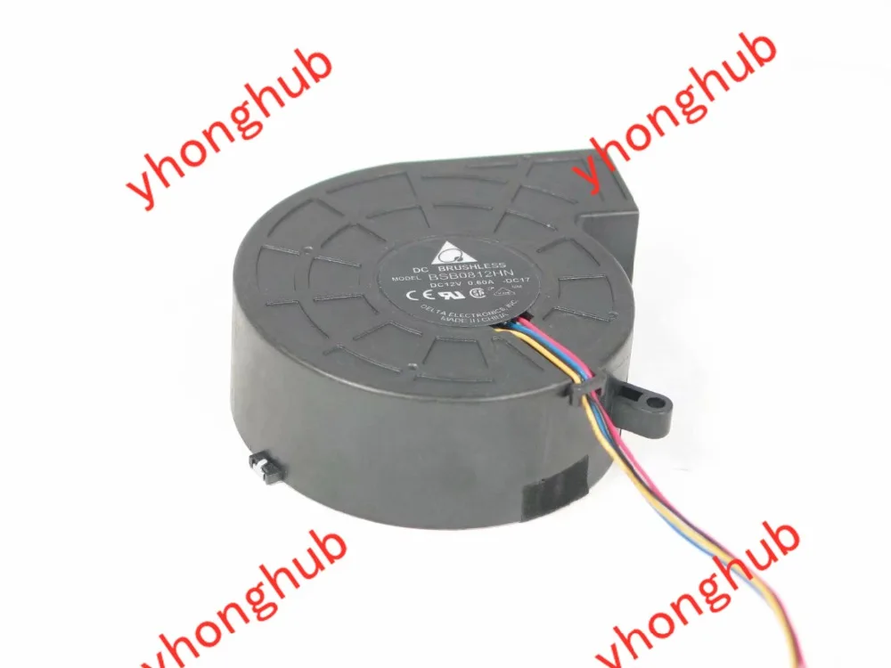 Delta Electronics BSB0812HN DC17 DC 12V 0.60A 80x80x28 мм 4 провод Сервер вентилятор охлаждения|blower fan|fan