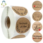 100 шт. винтажные наклейки из крафтбумаги, плакаты, подарки, бумажные наклейки, наклейки ручной работы