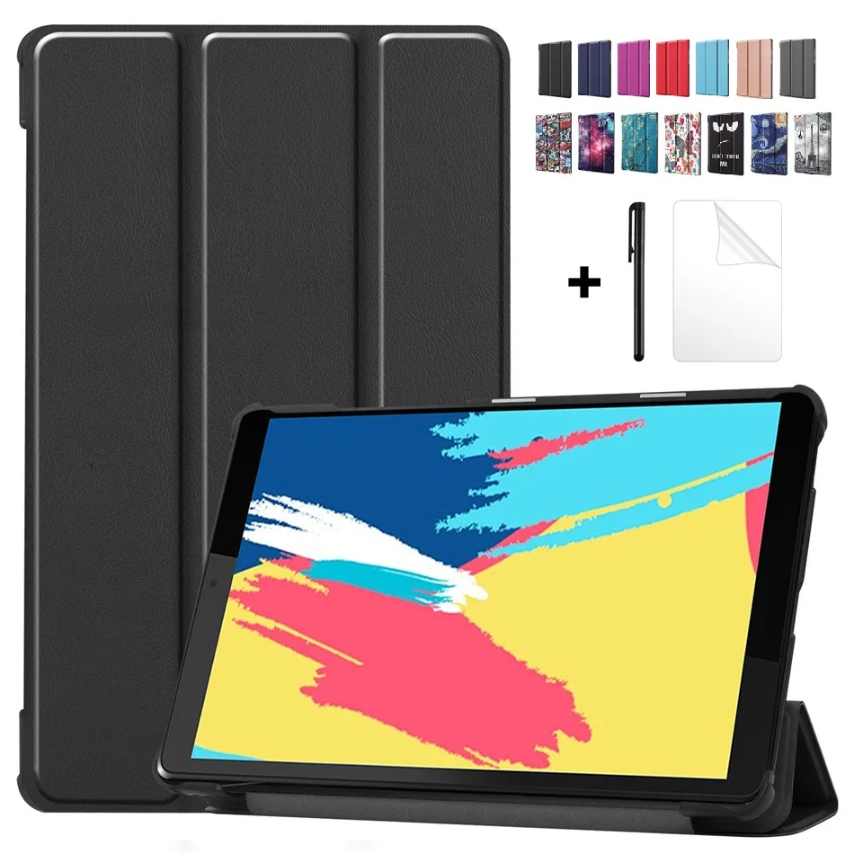 Чехол Funda Capa Cover для Lenovo Tab M8 TB 8505F 8505X 8 0 дюйма Умный Магнитный чехол с ручкой +
