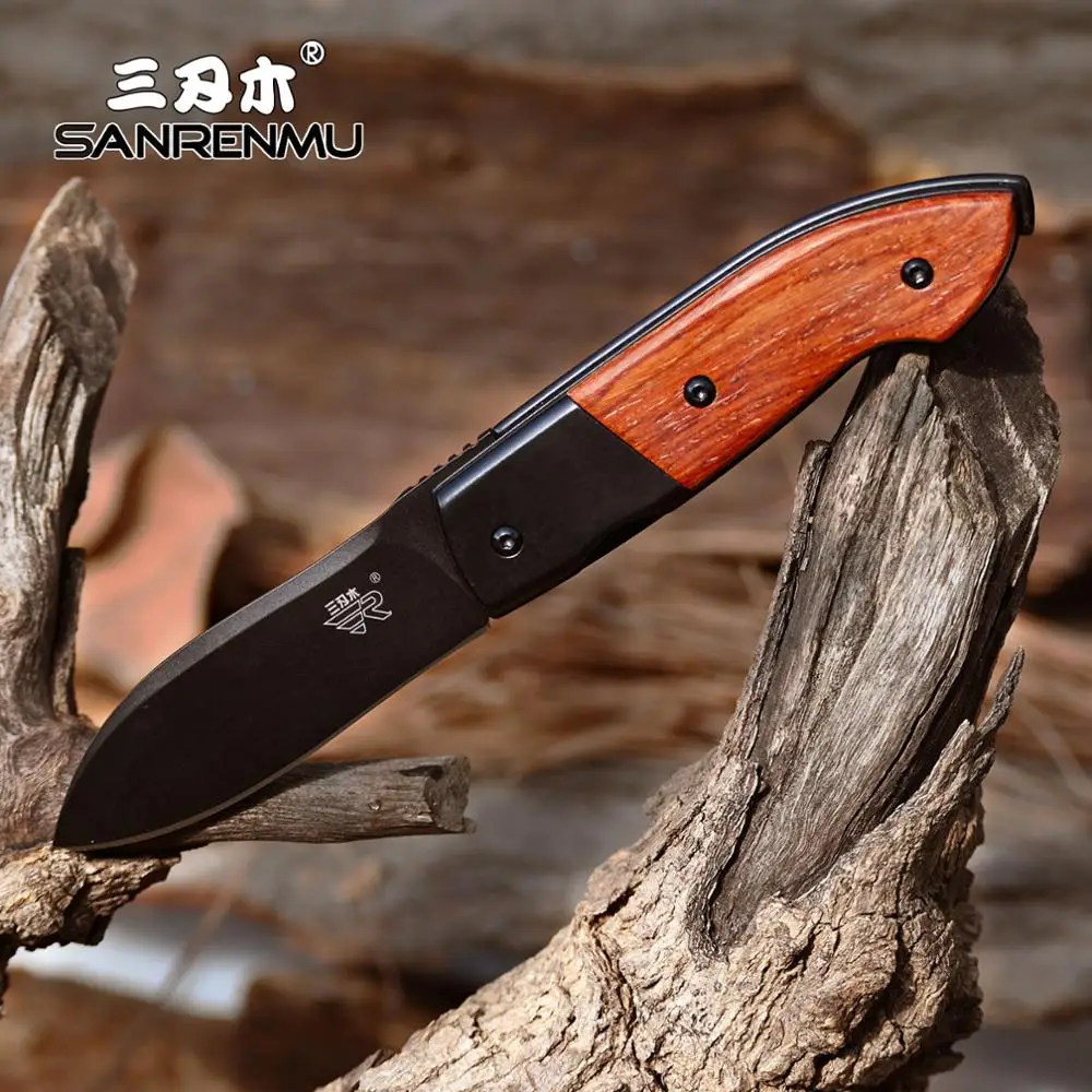 

Tactical Knives TOOL 8Cr13Mov Blade Handle EDC Hunting Outdoor Camping Rescue Self Defense Pocket Folding Knife 7028 SANRENMU