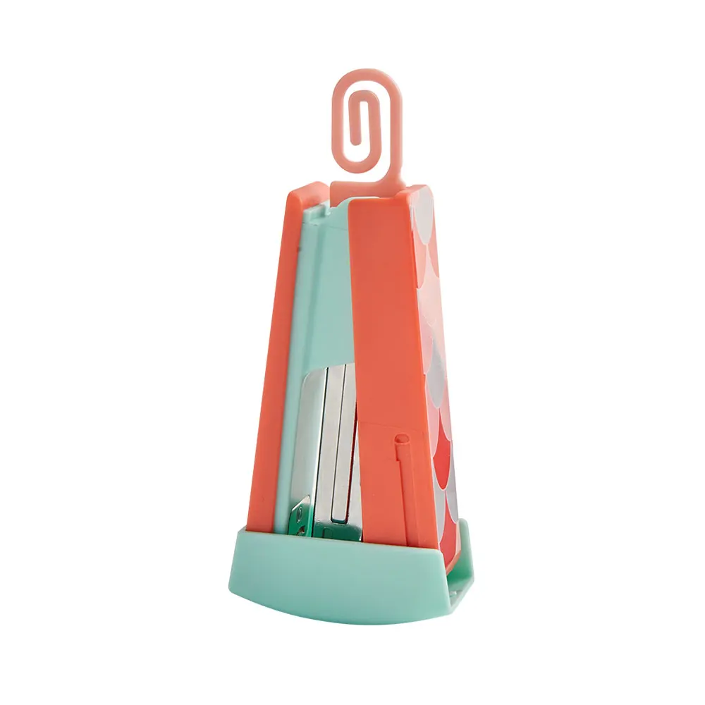 Школьный офисный мини степлер качалка креативный с 20 листами милый для книг