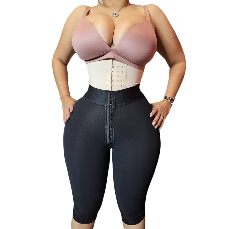 

Утягивающие живот Корректирующее белье с застежкой спереди песочные часы высококомпрессионные шорты утягивающее белье для ягодиц fajas Post Parto