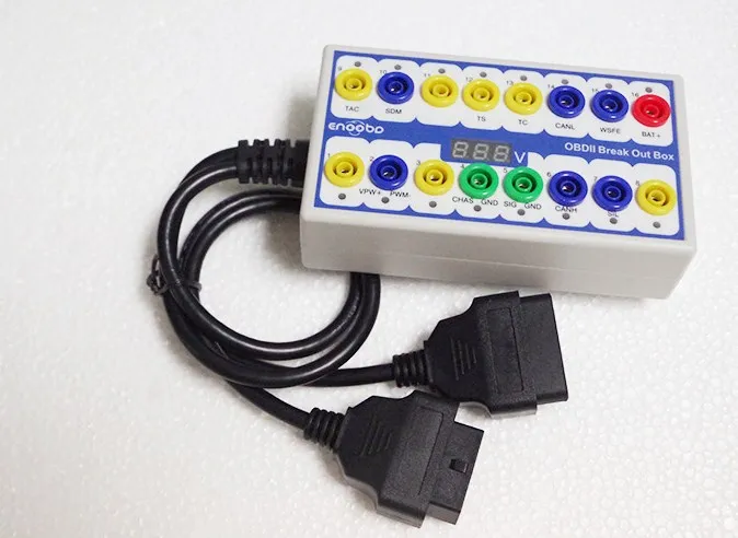 Авто OBD 2 Break Out/коробка OBD2 размножительная коробка OBD OBDII протокол детектор, для диагностики детектор разъема