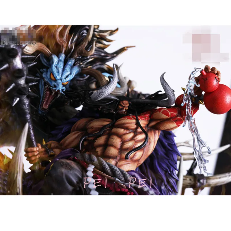 Негабаритная статуя один кусок четыре императора 1/6 Kaido GK резиновая фигурка героя Коллекционная модель игрушечная коробка P1611