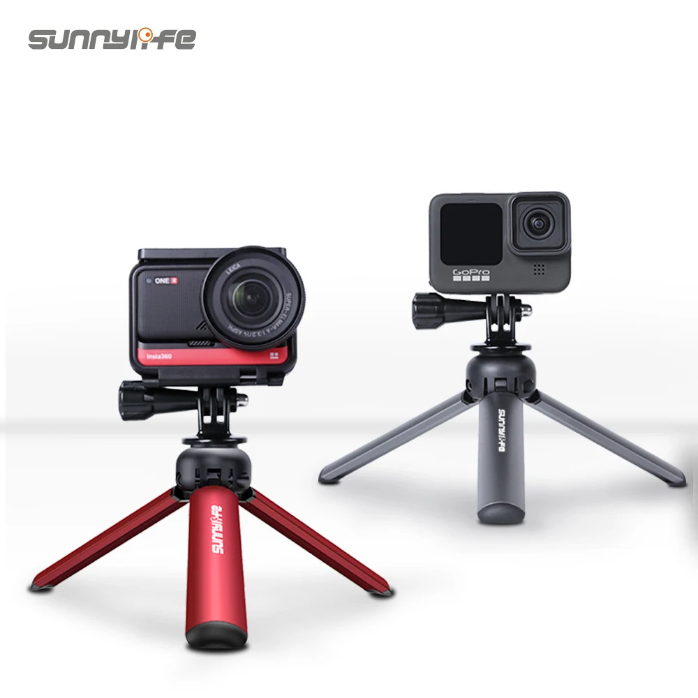 

Sunnylife Multifunctional Tabletop Tripod Mobile Phone Handheld Aluminum Alloy Tripod for OM 4/GoPro Hero 9/Osmo Pocket
