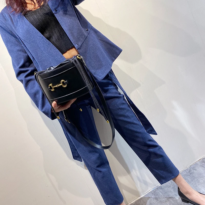 Новая Звездная сумка с пряжкой в виде конского бита на плечо для женщин