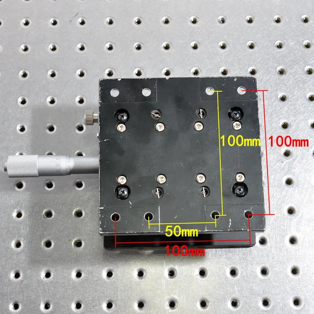 Подъемная платформа для направляющих по оси Z 125*125 мм оптическое ручное смещение