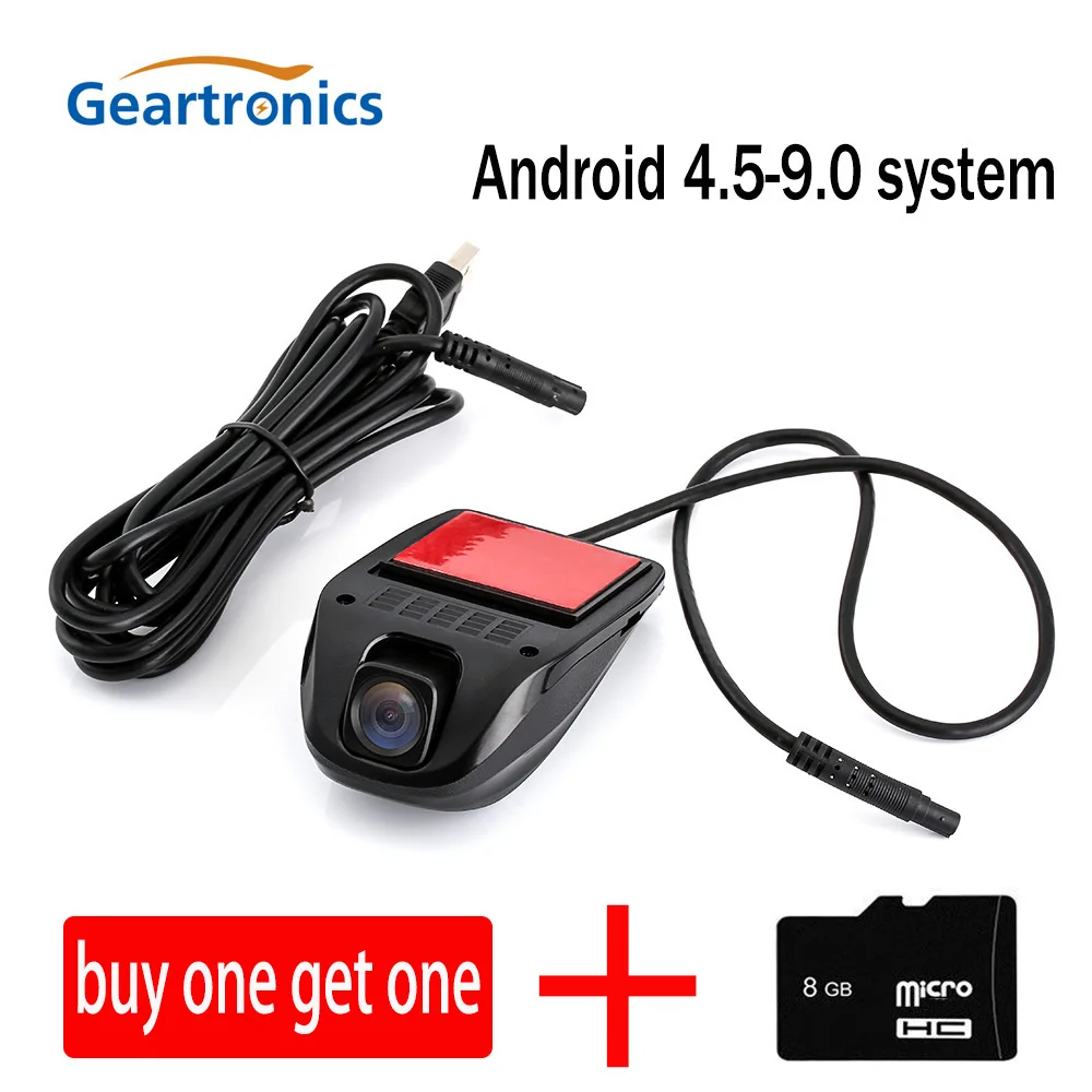 8G-Android 4.5-9.0 Регистратор Автомобильный видеорегистратор Dash Cam USB камера-видеорегистратор Мини Портативный Автомобильный цифровой видеорегистратор HD ночного видения Dash Cam видеорегистратор рекордер для системы Android - Название цвета: 8G-Android 4.5-9.0