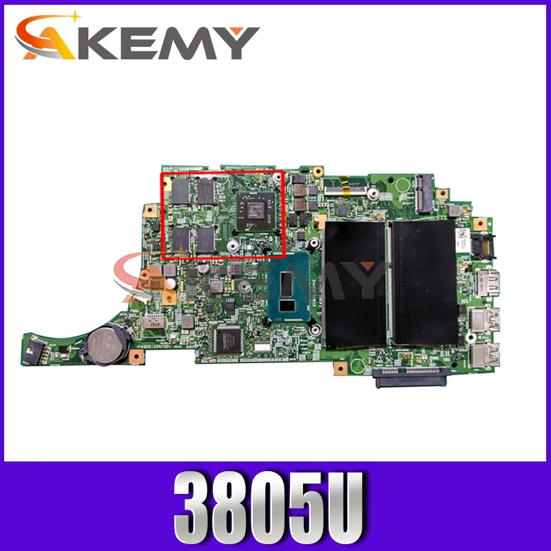

Материнская плата для ноутбука LENOVO K41-70 14266-1 плата 5B20J32268 SR210 Pentium 3805U 216-0864018 DDR3