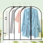 Прозрачный пылезащитный чехол для одежды, 12 шт.лот, недорогой подвесной пылезащитный чехол для одежды