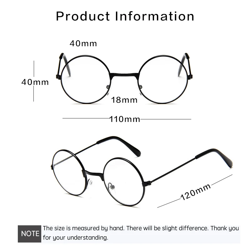 2020 Metal Anti-blue Round Children Glasses Frame Baby Boys Girls Eyeglasses Myopia Optical Transparent For Kids | Аксессуары для