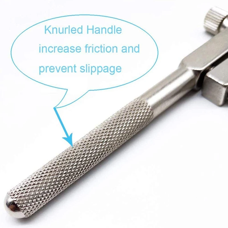 

HOT-7Pcs 7.7Inch Long T-Handle Ratchet Tap Holder Adjustand Wrench with M4-M12 Machine Screw Thread Metric Plug Tap