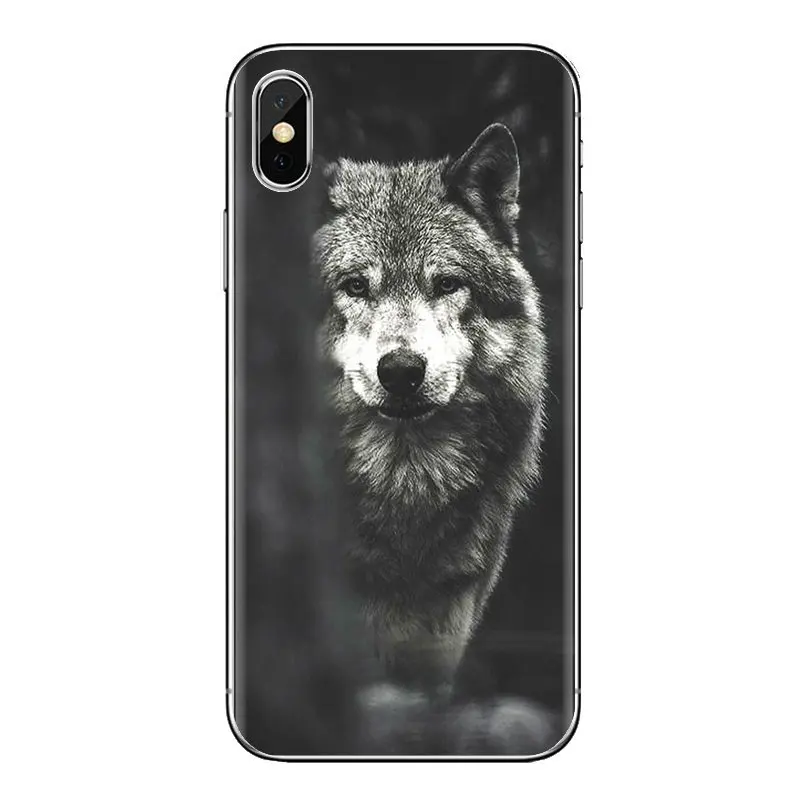 Чехлов из термопластичного полиуретана (TPU) на телефоны волк волков и с буквенным