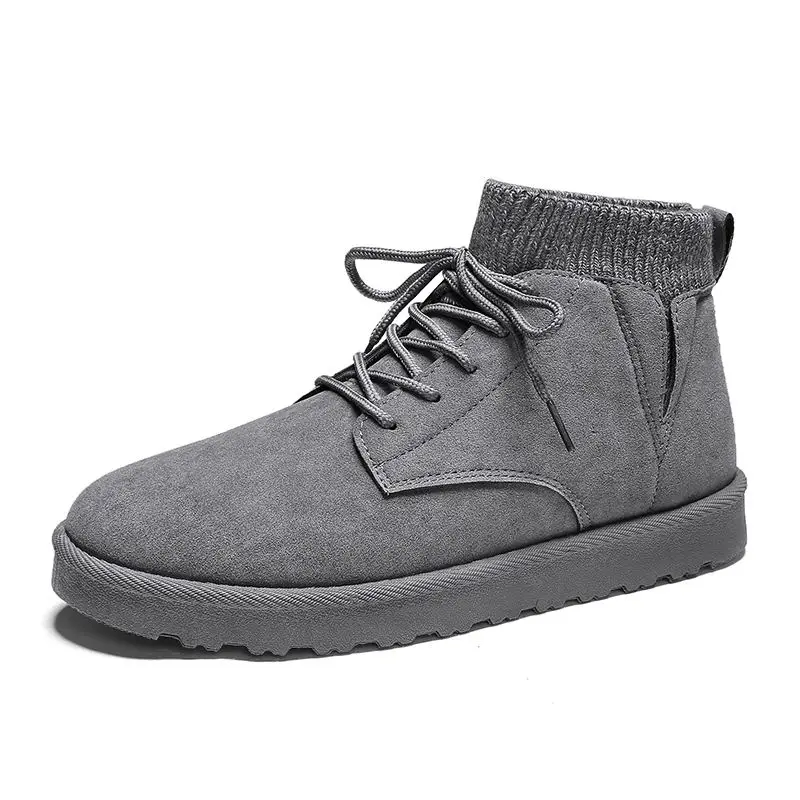 

Winter Cotton Shoes High-Top Shoes Plus Cashmere Martin Boots Tooling Boots Motorcycle Boots Men'S Shoes Fashion Sneakers