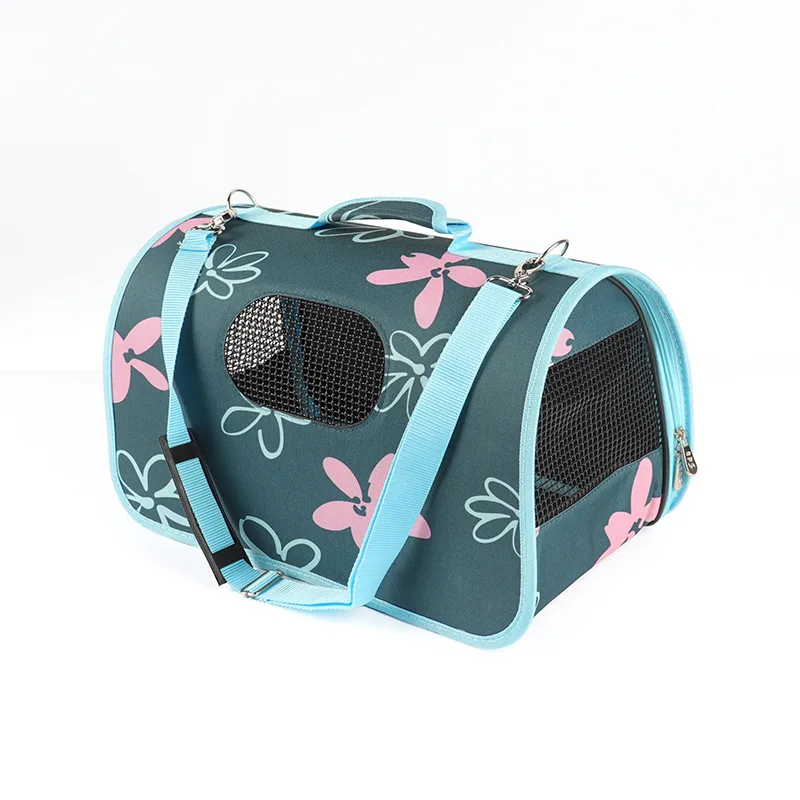 

Breathable Comfortable Soft Pet Backpack Dog And Cat Transparent Mesh Carrier Portable Outdoor Travel Goods Eco-friendly Safe O