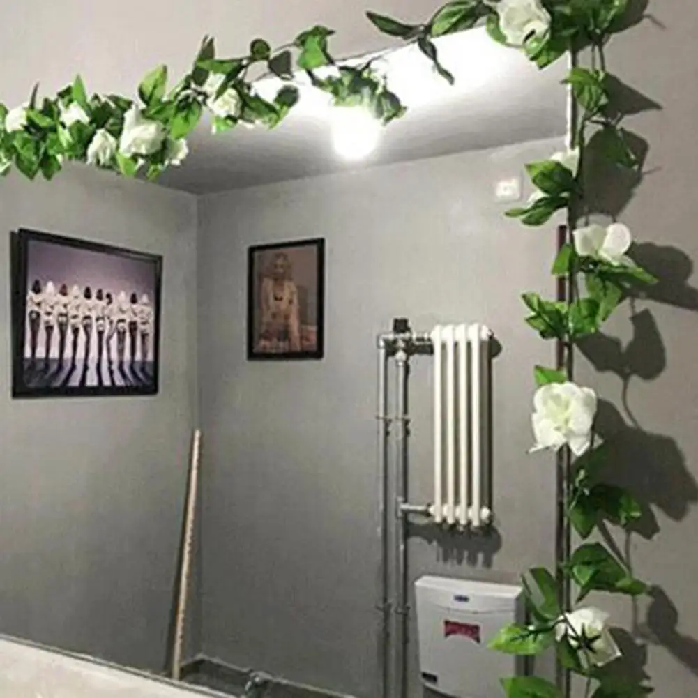 

Artificial Flower Hanging Wall Art Decor Plastic Wedding Party Flower Ivy Vine Decor for Home Balcony Flower Arrangement Bonsai