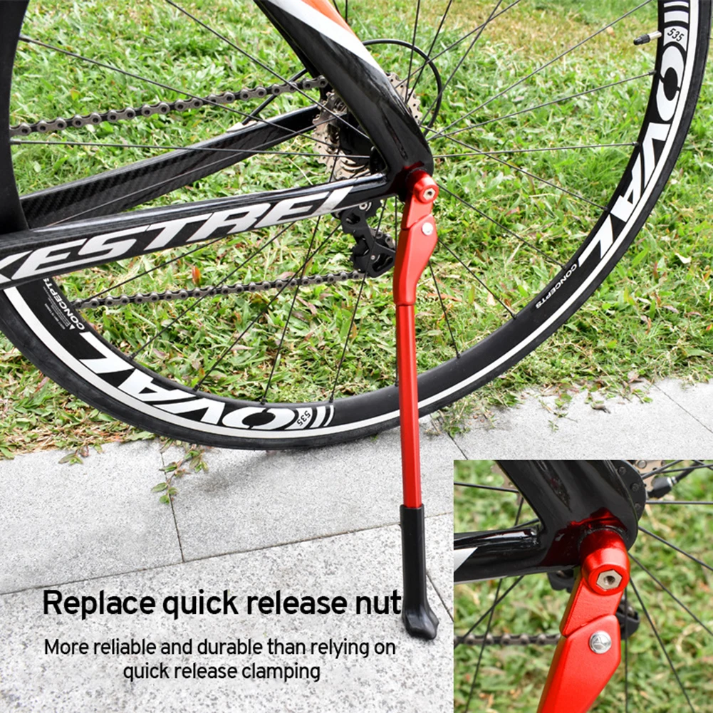 

Adjustable Kickstand Bike Parking Rack Aluminum Alloy MTB Road Bike Support Side Kick Foot Stand Bicycle Accessories Universal