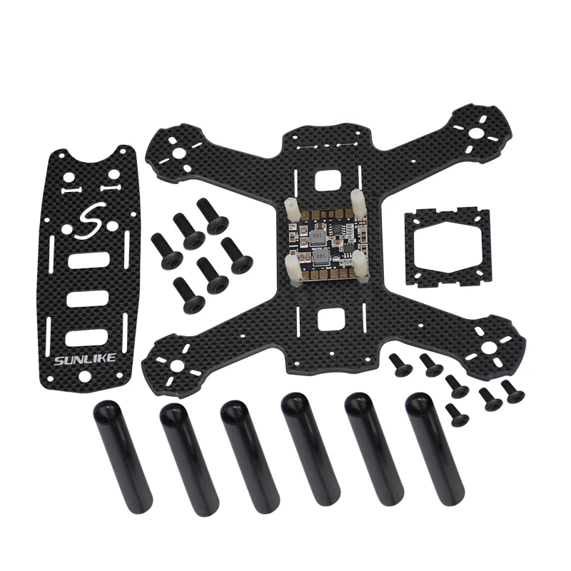 Гоночная рама FPV для квадрокоптера 180 шт. ультрауглеродное волокно 3K мм | Игрушки и