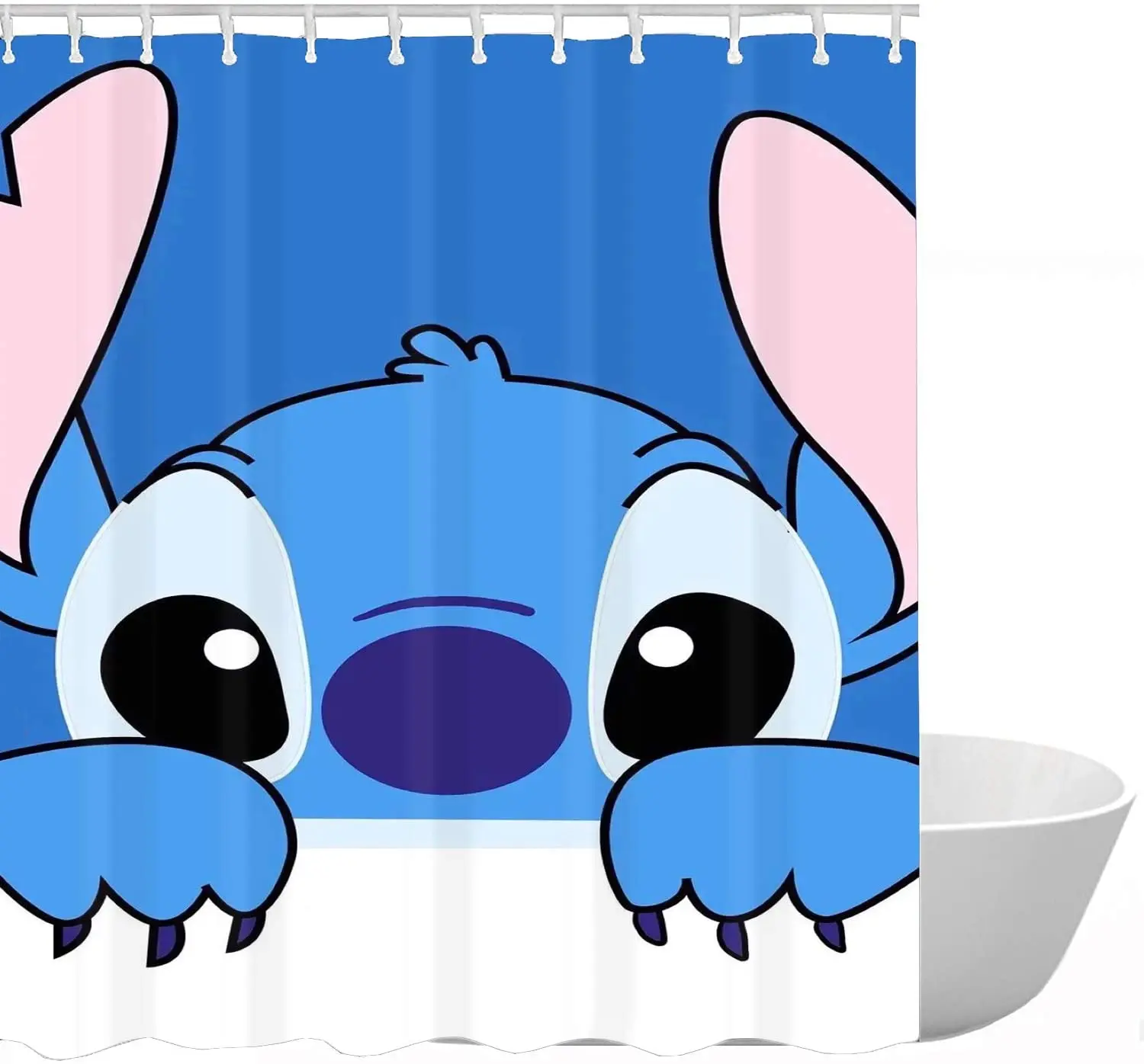 Забавные мультяшные декоративные водонепроницаемые шторы для ванной из