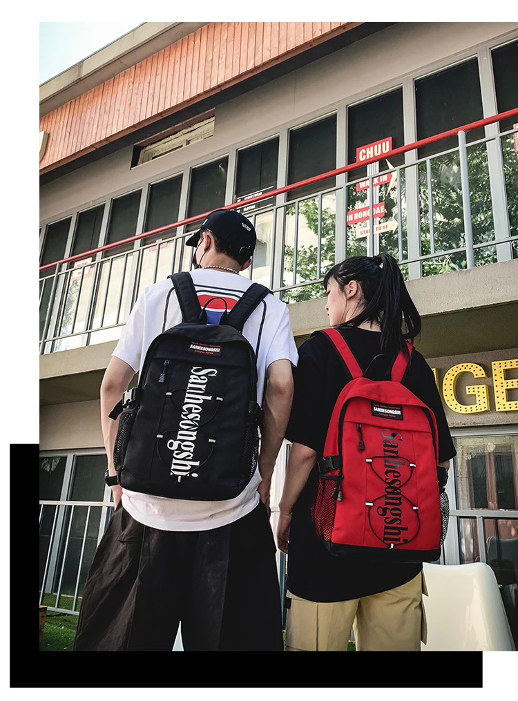 

BB1078 2021 new Fashion trend Korean high school and college students high-capacity ins tide backpack