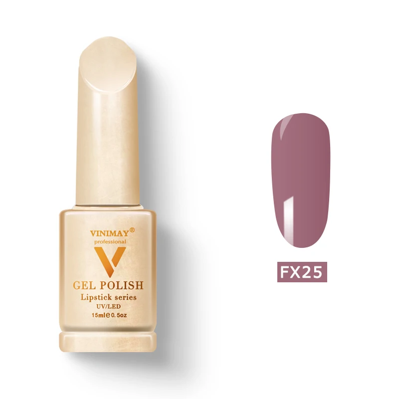 FX25 VINIMAY акриловый гель для маникюра УФ гель лак для ногтей растворяемый Гель-лак гель Лак Цвет праймер маникюр ногтей гель лак салон 15 мл - Цвет: FX25