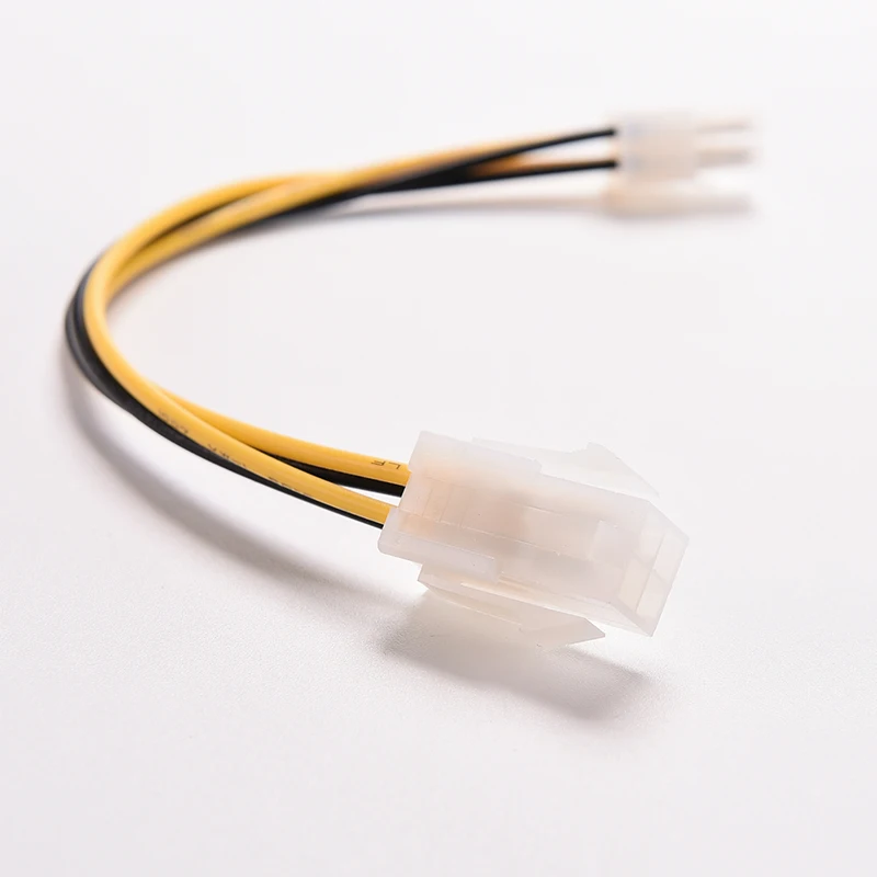 1PCS 20cm 8" Inch ATX 4 Pin Male To 4Pin Female PC CPU Power Supply Extension Cable Cord Connector Adapter | Компьютеры и офис