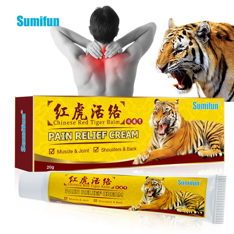 

20g Sumifun Tiger Balm Pain Relief Ointment For Rheumatoid Arthritis Joint Swelling Treatment Cream Knee Back Analgesic Cream