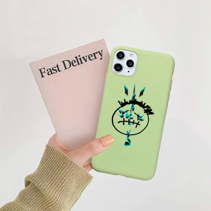 

cactus jack travis scott hiphop Phone Case Candy Color for iPhone 11 12 mini pro XS MAX 8 7 6 6S Plus X SE 2020 XR