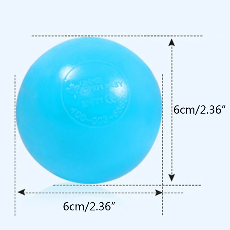 

W3JF Kids Interactive Funny Toy Plastic Ocean Ball Bright Color Brain Training Portable Educational Toys