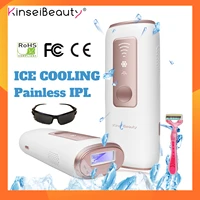 ice cooling epilator 1000000 flashes painless ipl laser hair remove machine for women body permemnant hair remove biniki facial