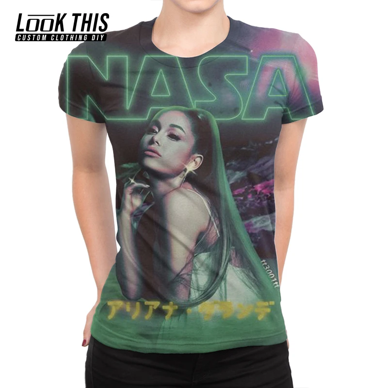 

Ariana Grande Fashion 3D Women's Oversized T Shirt Summer 2021 Girl Unisex Short Sleeve Cool Tops Female Y2k Aesthetics T Shirts