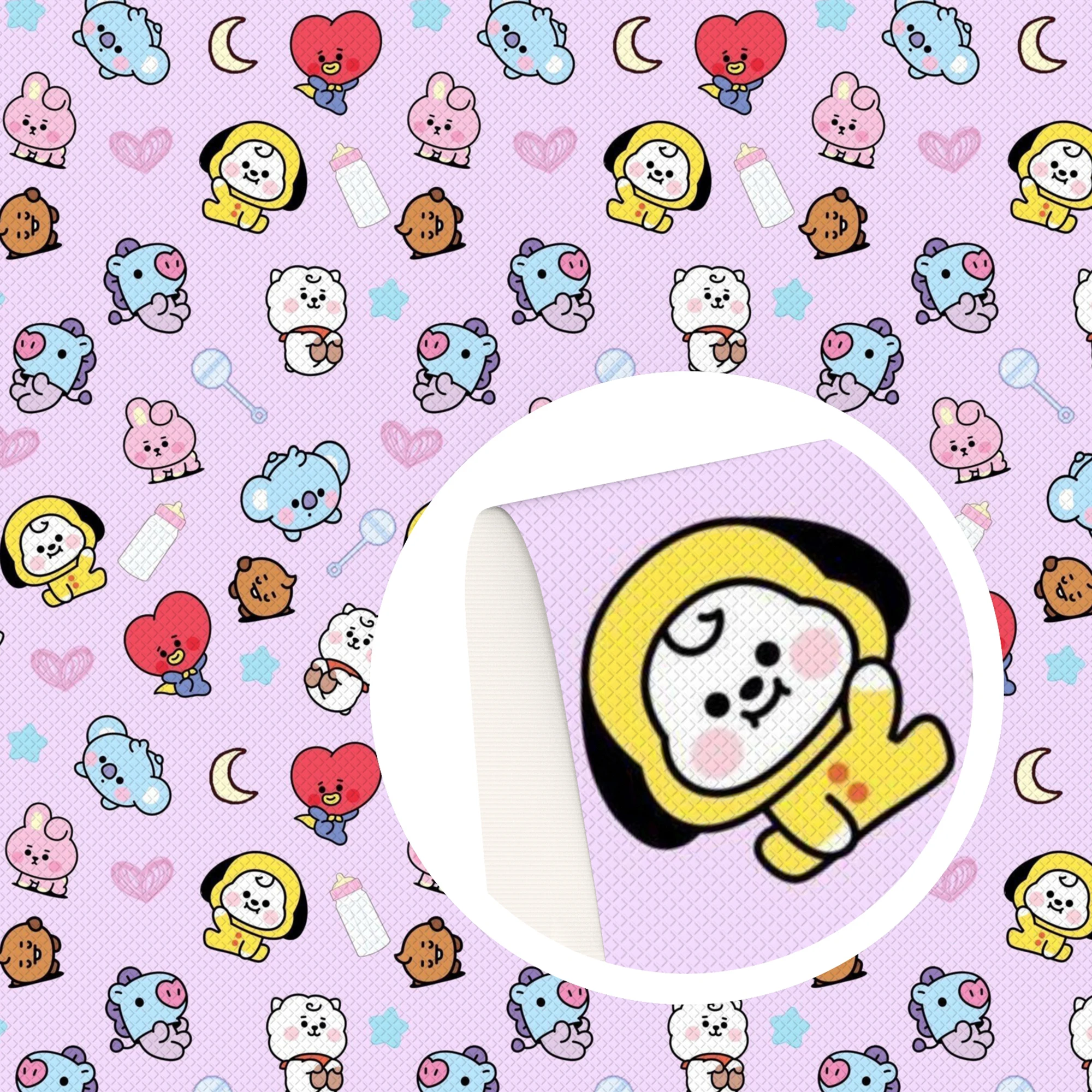 Гладкая текстура искусственная кожа лист кролик собака принт синтетическая