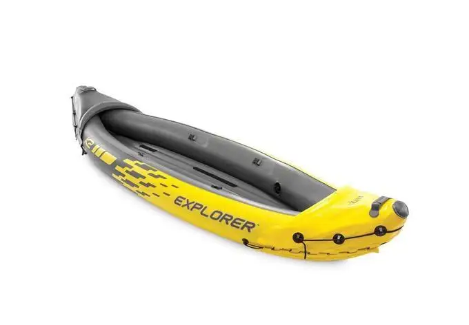Надувной каяк EXPLORER K2 для водных видов спорта портативная рыболовная лодка