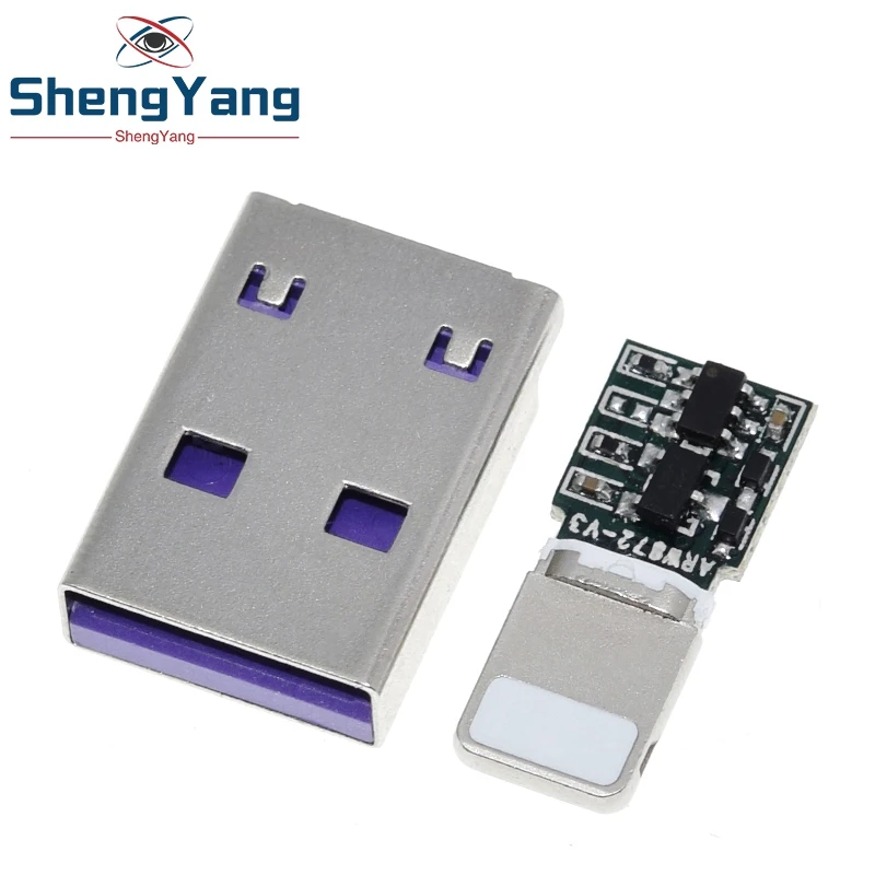 Набор для быстрой зарядки Apple Iphone 18 Вт 3A разъем сварка на 5Pin PCB + Type A Male USB OTG кабель