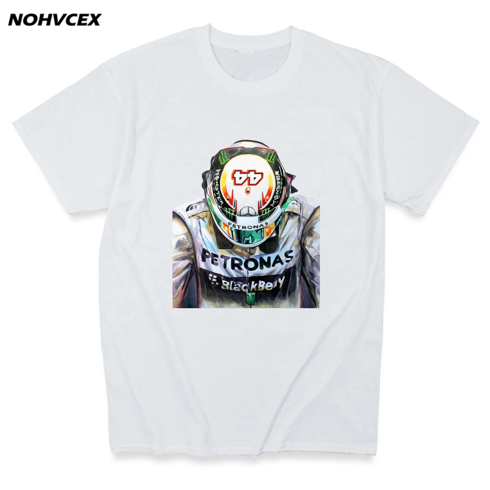 Льюис Гамильтон #44 поп-арт футболки мужская хлопковая одежда с коротким рукавом |