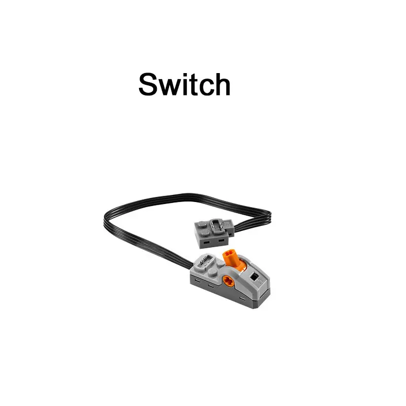 

tech Parts Swtich Extension Line Building Blocks Toy Assembly Parts Functions Tool MOC Bricks Toy for Children Christmas Gift