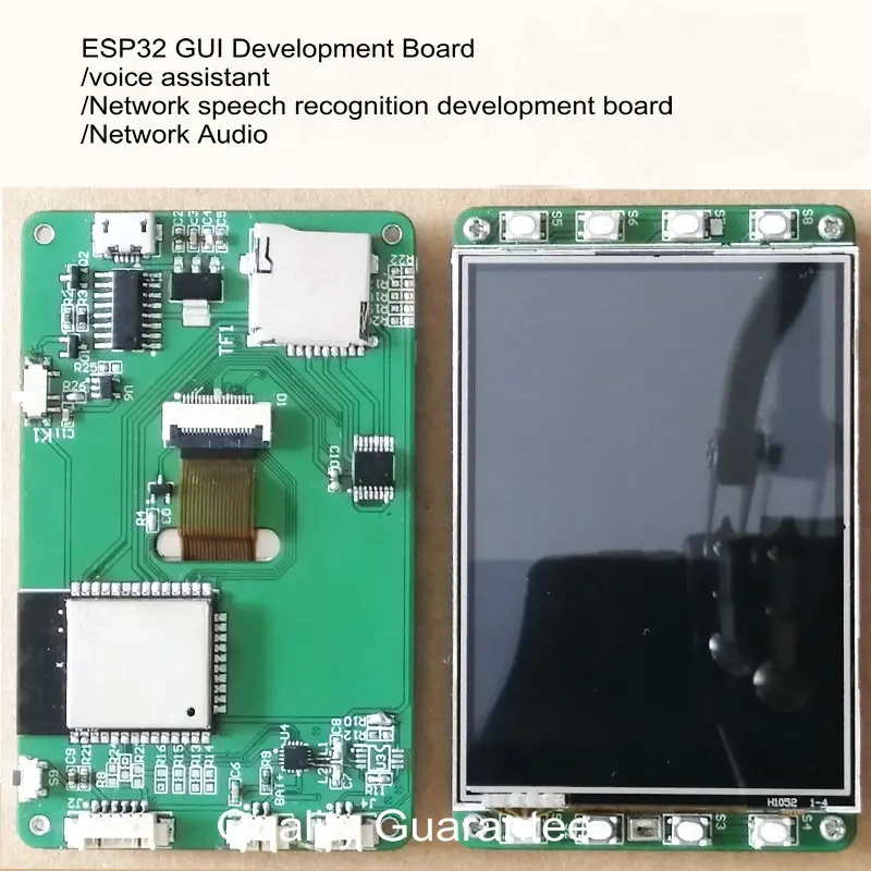

ESP32 Voice GUI Development Board Voice Assistant Network Voice Recognition Board Network Audio