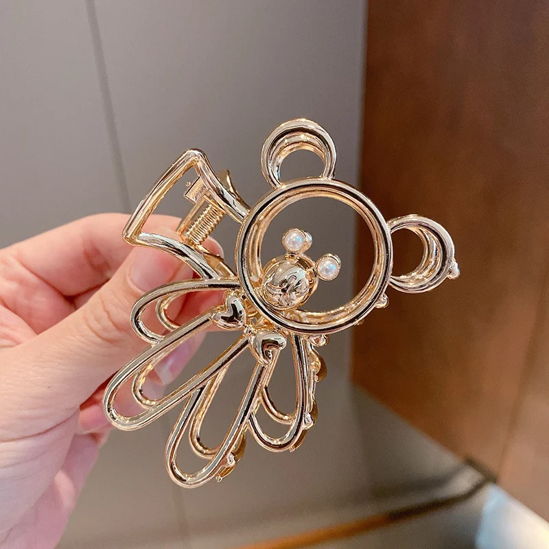 

Оптовая продажа, женские заколки для волос, металлический милый мультяшный медведь, элегантные подарки для девочек, модные аксессуары для в...