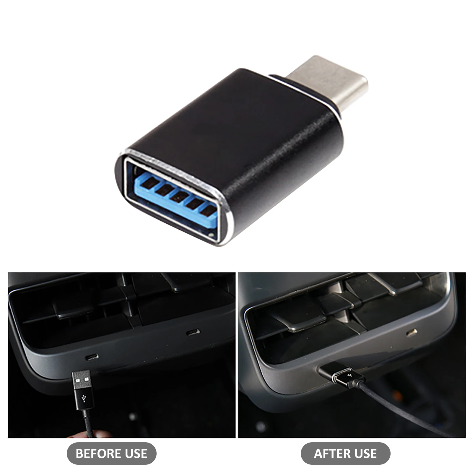

Для Tesla Model3 Type-c передача на Usb интерфейс USB адаптер Модификация аксессуары
