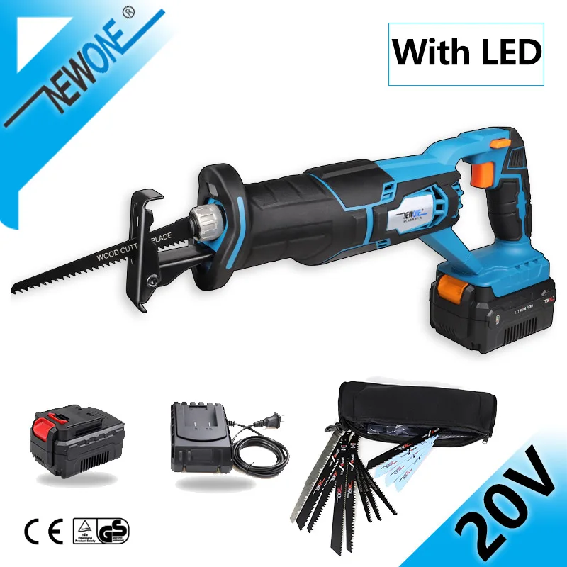 20 в Беспроводная сабельная пила для дерева металла паразитных костей режущий